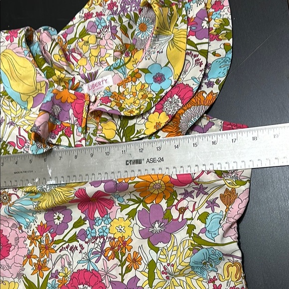 Liberty of London Pink and Yellow Blouse with Vibrant Style - Picture 4 of 5